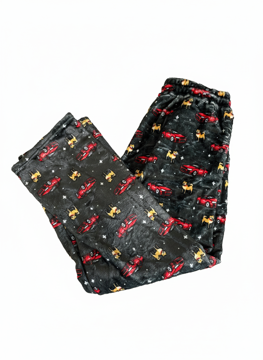 Red Shiba Skyline R34 Pajama Pants