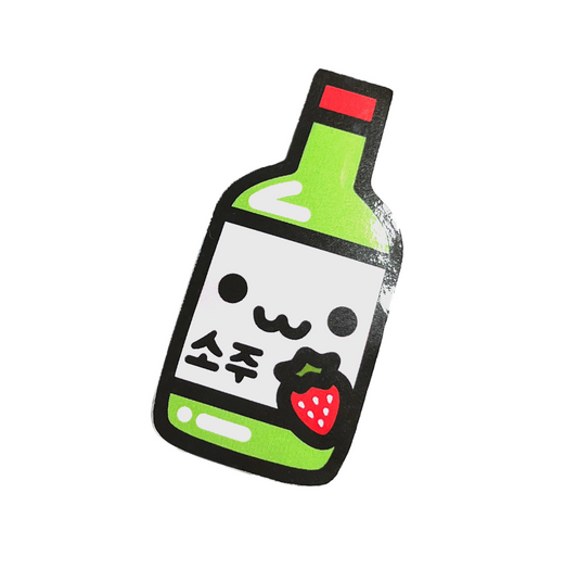 Strawberry Soju Sticker