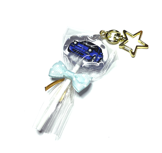 Miata Lollipop Keychain