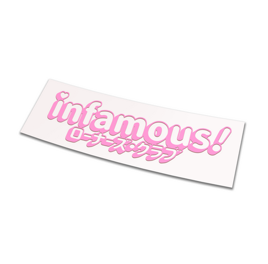 Infamous Diecut Sticker V1