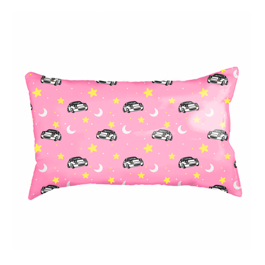 Pink Starry Miata Pillowcase