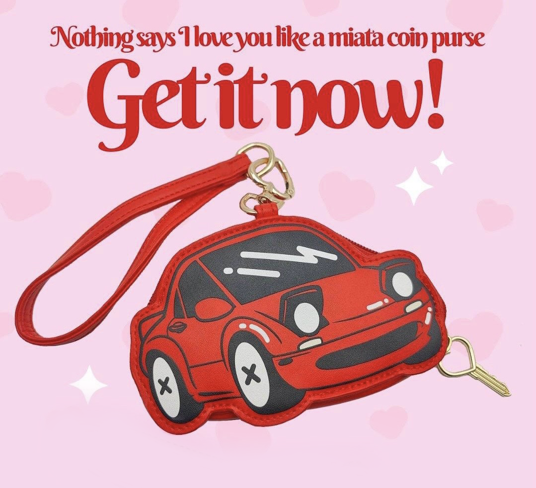 Red Miata Coin Purse Infamous.jp x NightKitsune