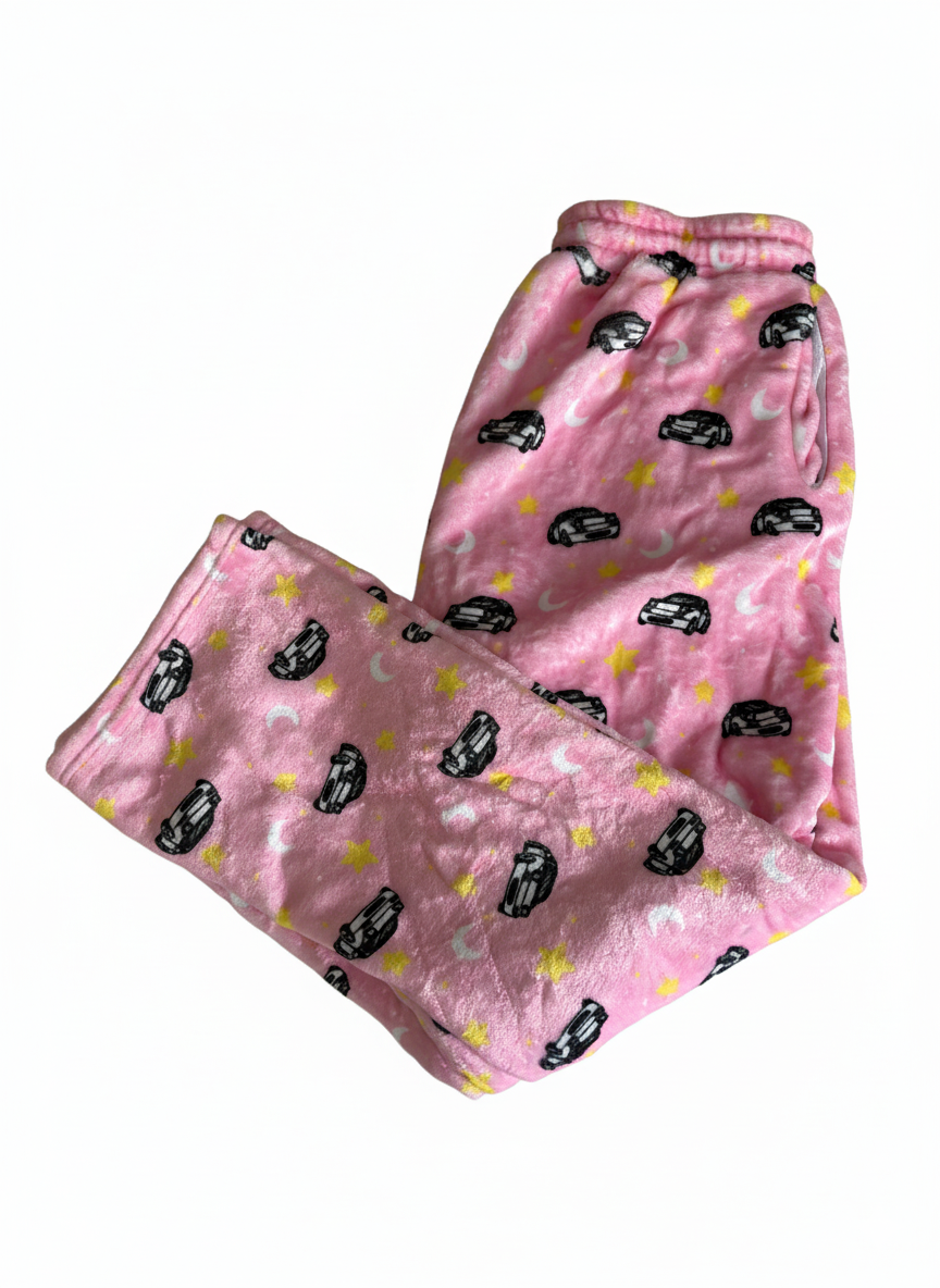 Pink Starry Miata Pajama Pants