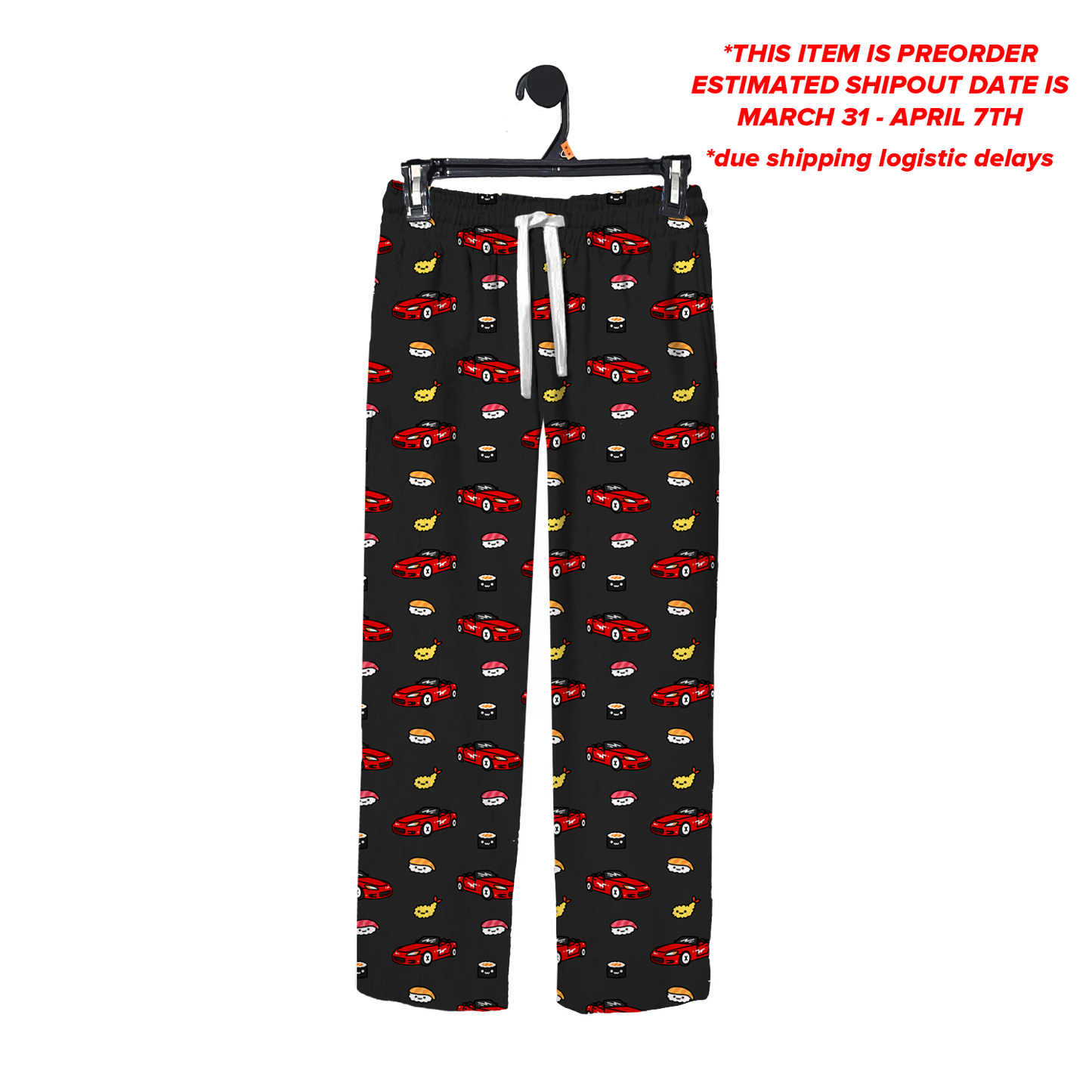 Black Sushi S2000 Pajama Pants