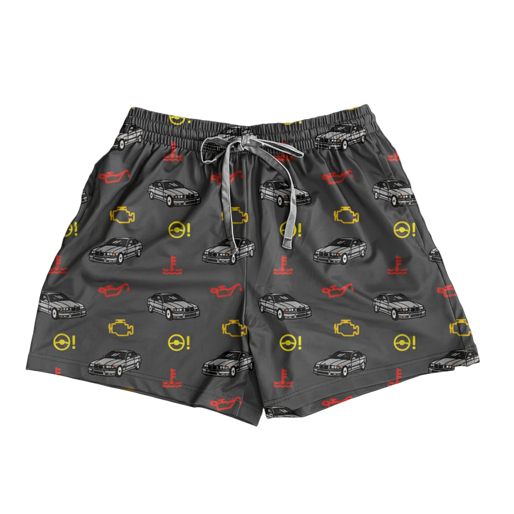 Gray E36 Pajama Shorts