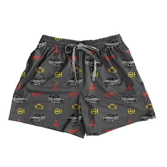 Gray E36 Pajama Shorts