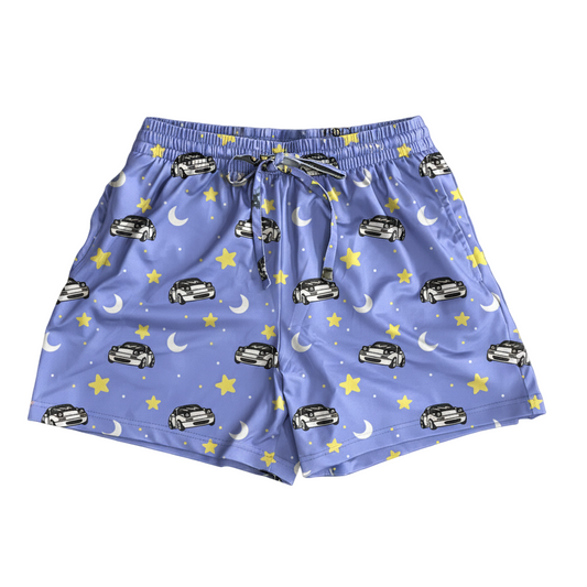 Blue Starry Miata Pajama Shorts