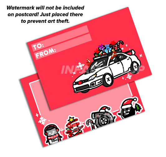 Red WRX Holiday Card