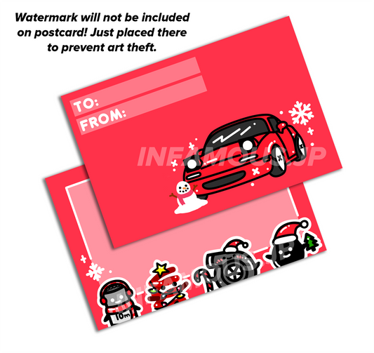 Red Miata Holiday Card