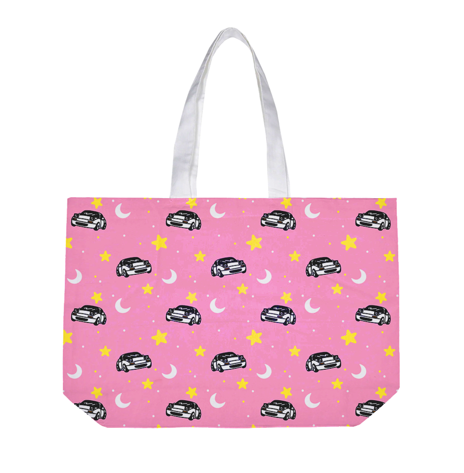 Pink Starry Miata Totebag